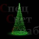 Уличная светодинамическая елка Зеленая 3 м