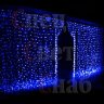 Световой Занавес Синий мигающий 1,5 х 1 м