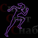 Световая фигура уличная декорация "Спортсмен-6"