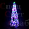 Елка «Метель» 2,5м программируемая (256 режимов свечения)