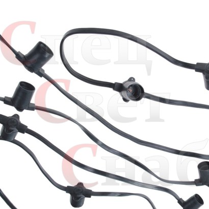 Провод для Белт Лайт Черный Шаг 15 см  Длина 10 м